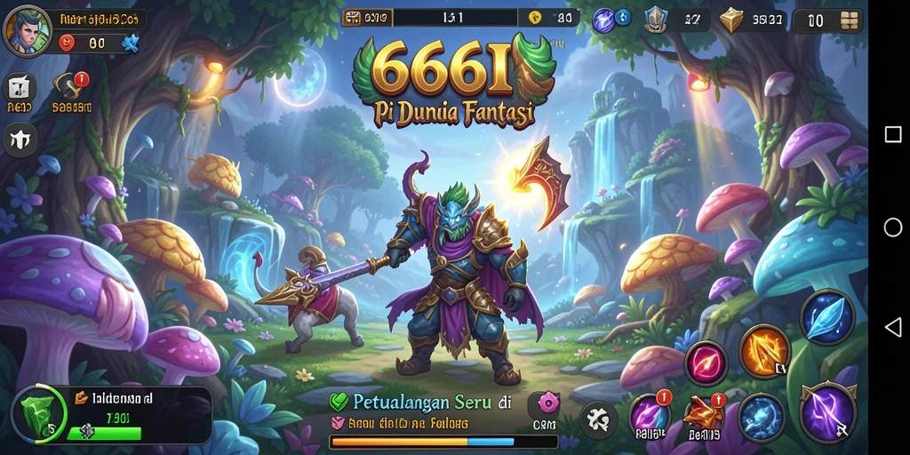 Screenshot gameplay 666I menampilkan aksi seru dalam petualangan.