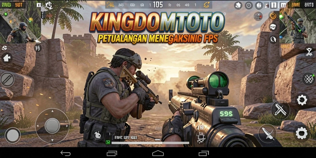 Gameplay berkualitas tinggi dalam KINGDOMTOTO dengan pertempuran FPS yang seru.