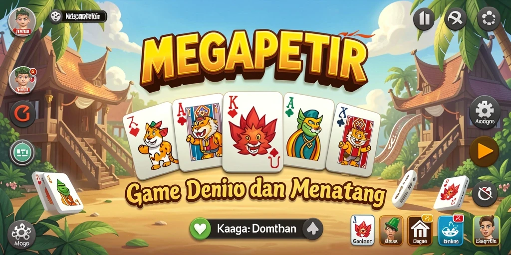 Gameplay seru dan menantang di MEGAPETIR.