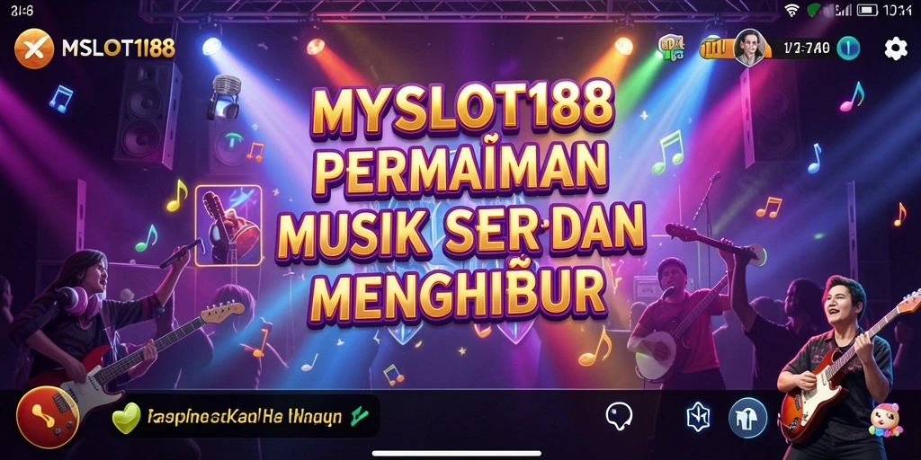 Tampilan gameplay seru dari MYSLOT188 dengan berbagai pilihan lagu.