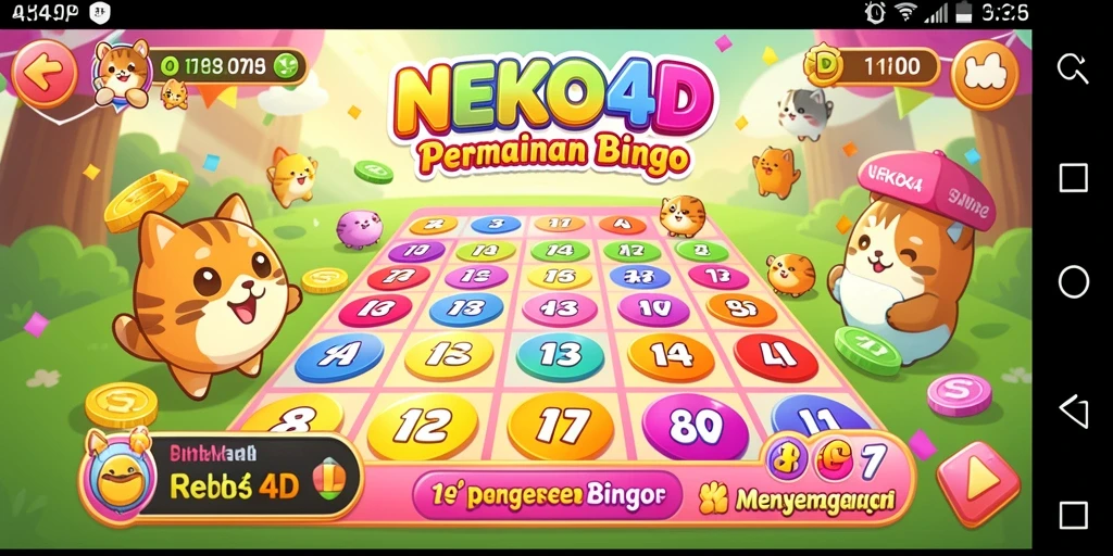 Gambaran menarik dari gameplay Bingo di NEKO4D.