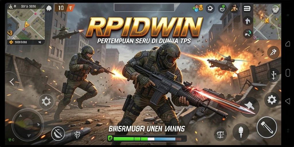 Tampilan gameplay RPIDWIN dengan aksi seru dan grafis menawan.